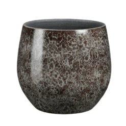 Mica Decorations Plantenpot - Antraciet - D24 X H22 Cm - Binnen