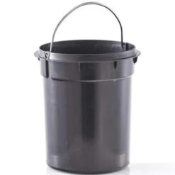 Zeller Pedaalemmer - Antraciet - Groeven Patroon - 3 L -Huishoudelijke Goederen Winkel 1133529086 0102