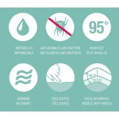 Mistral Home-Matrasbeschermer Waterdicht-100% Katoen-90x200x30cm 7 Mistral Home-Matrasbeschermer Waterdicht-100% Katoen-90x200x30cm -Huishoudelijke Goederen Winkel 1186030207 0102