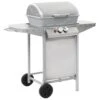 VidaXL Gasbarbecue En Grill Met 2 Kookzones Roestvrij Staal Zilver 1 VidaXL Gasbarbecue En Grill Met 2 Kookzones Roestvrij Staal Zilver -Huishoudelijke Goederen Winkel 1209849842