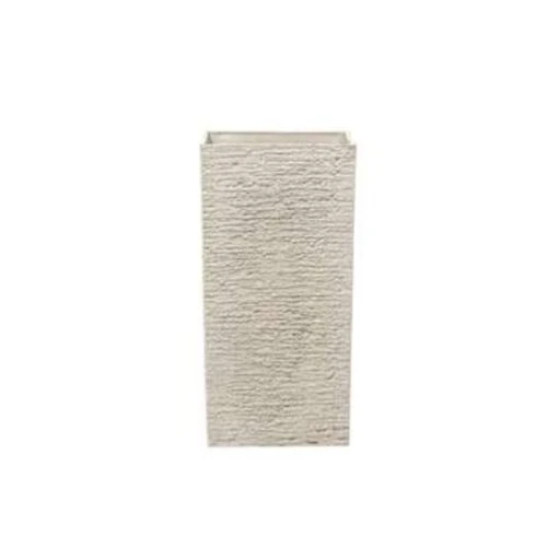 Beliani Plantenbak Voor Buiten GAZA - Beige Stenenmix