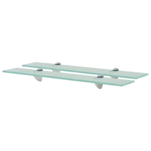 VidaXL Schappen Zwevend 2 St 60x20 Cm 8 Mm Glas