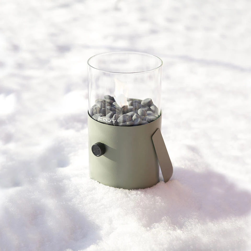 Cosi Fires - Cosiscoop Original - Gaslantaarn - Olijf 6 Cosi Fires - Cosiscoop Original - Gaslantaarn - Olijf - Afbeelding 4