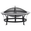 VidaXL Tuinvuurplaats Met Grill 76 Cm Roestvrij Staal 1 VidaXL Tuinvuurplaats Met Grill 76 Cm Roestvrij Staal -Huishoudelijke Goederen Winkel 1260587309