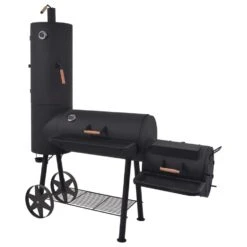 VidaXL Houtskoolbarbecue Met Onderplank XXL Zwart