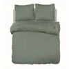 BLCKOUT Alabama - Linnen - Dekbedovertrek - 200x200/220 Cm - Groen -Huishoudelijke Goederen Winkel 1337199342