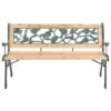 VidaXL Houten Tuinbank Met Rozenmotief Bank Terrasbank Buitenbank Bankje 1 VidaXL Houten Tuinbank Met Rozenmotief Bank Terrasbank Buitenbank Bankje -Huishoudelijke Goederen Winkel 1351543045