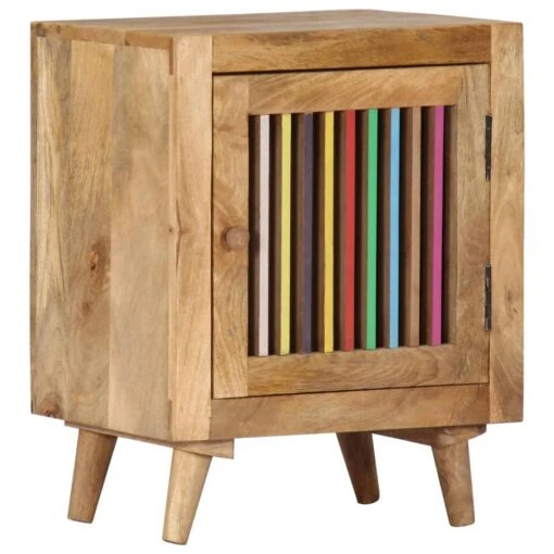 VidaXL Nachtkastje 40x30x50 Cm Massief Mangohout