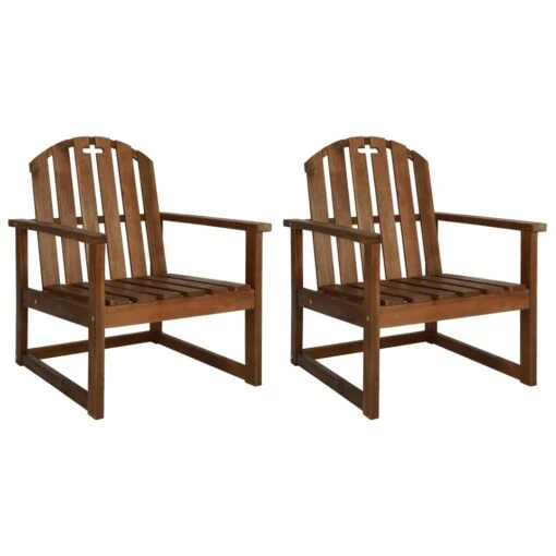 VidaXL Tuinstoelen 2 St Massief Acaciahout