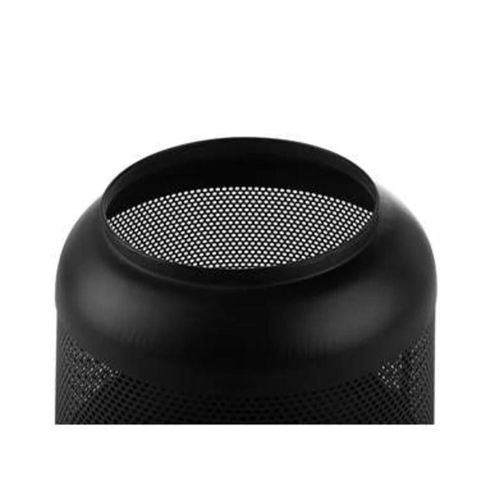 Beliani Vuurkorf Voor Hout VEER - Zwart Staal 5 Beliani Vuurkorf Voor Hout VEER - Zwart Staal - Afbeelding 3