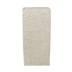 Beliani Plantenbak Voor Buiten GAZA - Beige Stenenmix