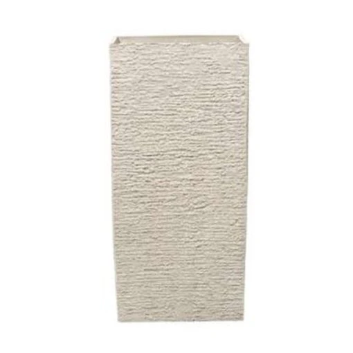 Beliani Plantenbak Voor Buiten GAZA - Beige Stenenmix