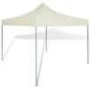 VidaXL Partytent Inklapbaar 3x3 M Crème -Huishoudelijke Goederen Winkel 1623948505