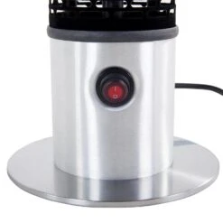 Beliani Terrasverwarmer VEZUVIO - Zwart Aluminium -Huishoudelijke Goederen Winkel 1645121544 0103