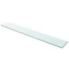 VidaXL Wandschap Transparant 100x15 Cm Glas 2 VidaXL Wandschap Transparant 100x15 Cm Glas -Huishoudelijke Goederen Winkel 1653993398