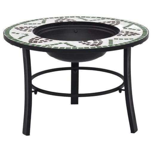 VidaXL Vuurschaal Mozaïek 68 Cm Keramiek Groen