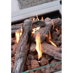 Garden Impressions Cozy Living Gas Vuurtafel Lisboa 60x60 Grijs -Huishoudelijke Goederen Winkel 1894998150 0106