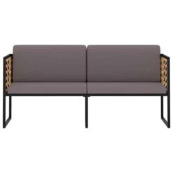 VidaXL Tuinbank Met Kussens 136 Cm Massief Acaciahout Donkergrijs -Huishoudelijke Goederen Winkel 18f88830431441e695ca3ecf0c2f62ac