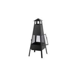 Beliani Vuurkorf Voor Hout YASUR - Zwart Staal 9 Beliani Vuurkorf Voor Hout YASUR - Zwart Staal -Huishoudelijke Goederen Winkel 1977263972 0103