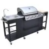 VidaXL Buitenkeuken Met Barbecue Montana 4 Branders -Huishoudelijke Goederen Winkel 1990760425