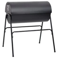 VidaXL Barbecuevat Met 2 Kookroosters 80x95x90 Cm Staal Zwart -Huishoudelijke Goederen Winkel 1b8c559e0ef344b4a7bbacc68b939cdc