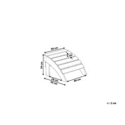 Beliani Voetenbankje ADIRONDACK - Geel Kunsthout -Huishoudelijke Goederen Winkel 1cb65d89849d4e14a3c2ea8858ffd361 3