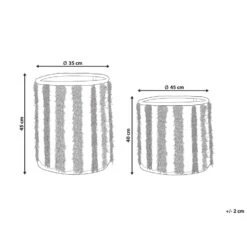 Beliani Mand KAKKI - Beige Katoen 8 Beliani Mand KAKKI - Beige Katoen -Huishoudelijke Goederen Winkel 2613eca3ae1441028874f9c51b54d4bf