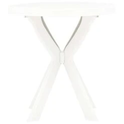VidaXL Bistrotafel Ø70 Cm Kunststof Wit -Huishoudelijke Goederen Winkel 2c1d4890adb84c4f9d15008e3607b01f