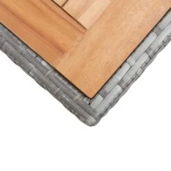 VidaXL Tuintafel 123x60x74 Cm Massief Acaciahout Antraciet En Bruin -Huishoudelijke Goederen Winkel 2d39c8eee01a47a9ac8cccef19b6dd5e