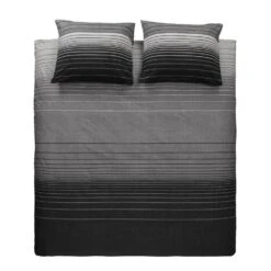 Comfort Dekbedovertrek Stockholm - Antraciet - 200x200/220 Cm -Huishoudelijke Goederen Winkel 31105275 0101