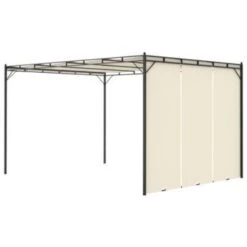 VidaXL Tuinprieel Met Zijgordijn 4x3x2,25 M Crème 7 VidaXL Tuinprieel Met Zijgordijn 4x3x2,25 M Crème -Huishoudelijke Goederen Winkel 31f0545fec864c89bfe5230ffee459cb