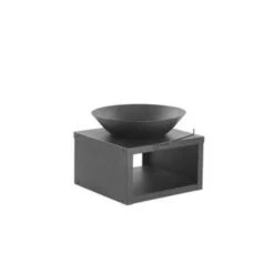 Beliani Vuurkorf Voor Hout TANARA - Zwart Staal -Huishoudelijke Goederen Winkel 34bb7e1dc3c84d8db1e1dfddce0a954b