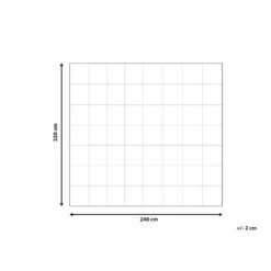 Beliani Dekbed HARAMOSH - Wit Japara Katoen -Huishoudelijke Goederen Winkel 357ec8bbedb541b58ca36194383b1a33