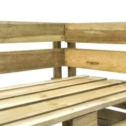 VidaXL Tuinhoekbank Pallet Hout -Huishoudelijke Goederen Winkel 38d34cf87f764e0084ef5be16da3cbdf