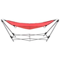 VidaXL Hangmat Met Inklapbare Standaard Rood -Huishoudelijke Goederen Winkel 3a1d074b0fbe4e97a806491b19858d06