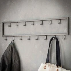 Kapstok Industrieel 15 - Metaal - Zwart -Huishoudelijke Goederen Winkel 3abafecc79cb48c7b92ee7033a6e4004