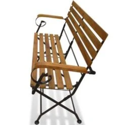 VidaXL Tuinbank Inklapbaar 112 Cm Massief Acaciahout -Huishoudelijke Goederen Winkel 3b9c654c743741f7b14e4f18f2141d68