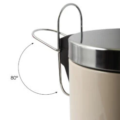 MSV Badkamer/toilet Pedaalemmer - Beige - 3 Liter - 17 X 25 Cm -Huishoudelijke Goederen Winkel 3fe8d57138bb487aaa67212f1d113a75