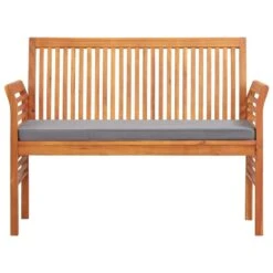 VidaXL Tuinbank 2-zits Met Kussen 120 Cm Massief Acaciahout -Huishoudelijke Goederen Winkel 40623afad7b54269a26a3ca2c59801f6