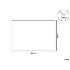 Beliani Sprei ALAMUT - Grijs Polyester -Huishoudelijke Goederen Winkel 41951b16973046fbbe15ff190874fba8