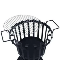 VidaXL Buiten Vuurplaats Met Barbecuerooster 47,5 Cm Staal 9 VidaXL Buiten Vuurplaats Met Barbecuerooster 47,5 Cm Staal -Huishoudelijke Goederen Winkel 46466ff6d02048ac8180d13940579b69