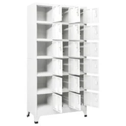 VidaXL Lockerkast Met 18 Vakken 90x40x180 Cm Metaal -Huishoudelijke Goederen Winkel 4c6a1d9ff2234fdea4713fd7b4a8b75c