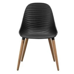 Le Sud Diningstoel Bordeaux - Zwart/naturel - 82x54x55 Cm -Huishoudelijke Goederen Winkel 50101103 0100