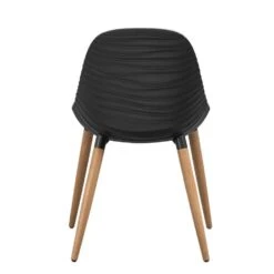 Le Sud Diningstoel Bordeaux - Zwart/naturel - 82x54x55 Cm -Huishoudelijke Goederen Winkel 50101103 0900