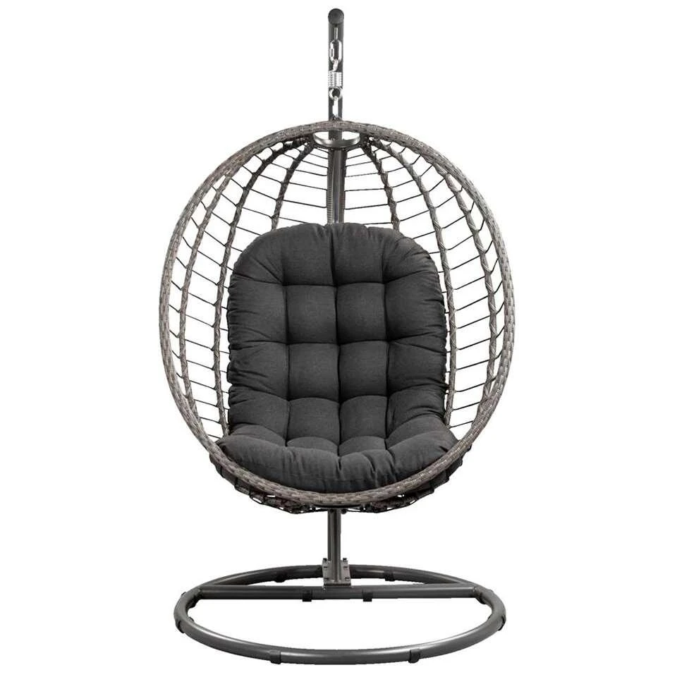 Hangstoel Lourdes - Antraciet - Ø105x190 Cm 4 Hangstoel Lourdes - Antraciet - Ø105x190 Cm - Afbeelding 2