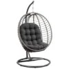 Hangstoel Lourdes - Antraciet - Ø105x190 Cm
