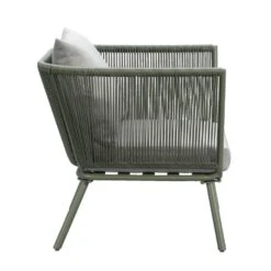 Loungestoel Almeria - Olijfgroen - 75x89x75 Cm 8 Loungestoel Almeria - Olijfgroen - 75x89x75 Cm -Huishoudelijke Goederen Winkel 50105177 0900