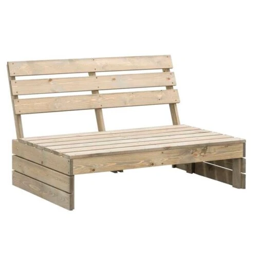 Palletbank Lucca Modulair - Greywash - 120x93,5x76,5 Cm