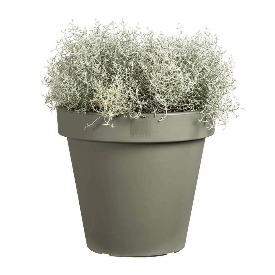 Bloempot Finn - Groen - 90% Gerecycled Kunststof - ø40 Cm 4 Bloempot Finn - Groen - 90% Gerecycled Kunststof - ø40 Cm - Afbeelding 2