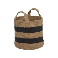 Beliani Mand GEREDE - Beige Jute -Huishoudelijke Goederen Winkel 7497dced778f45bbbe000ca700d3289f